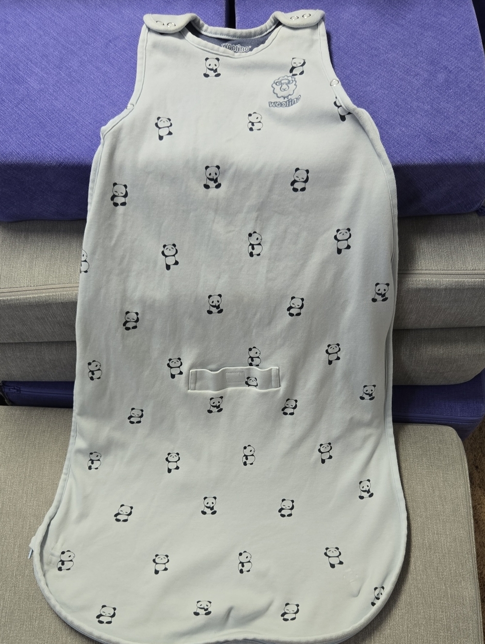 Woolino 2-24M Panda Print Baby Sleep Sack